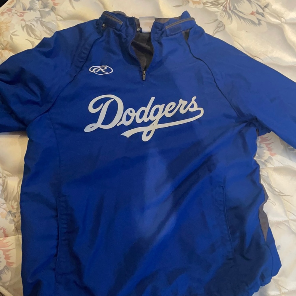 LA Dodgers lightweight jacket. Name RYAN written on the bottom of sleeve.